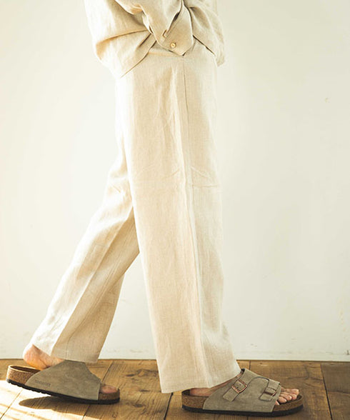 MR.OLIVE /SILKY LINEN / RELAX EASY PANTS ミスターオリーブ/シルキーリネン/リラックスイージーパンツ